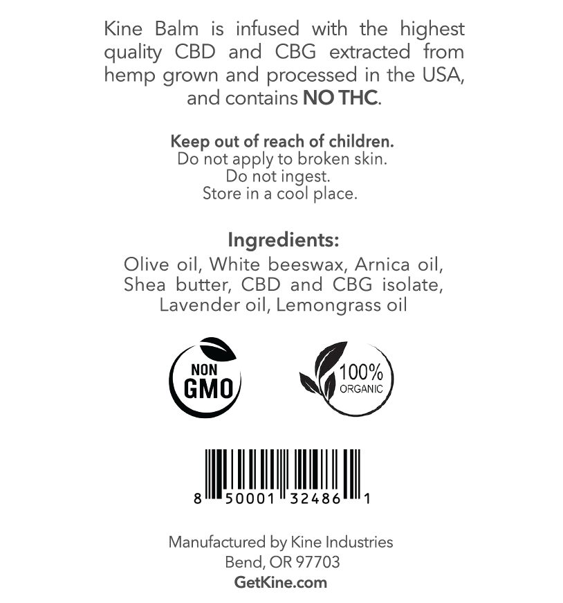 CBG / CBD Balm - 1:1 Ratio (4000mg)