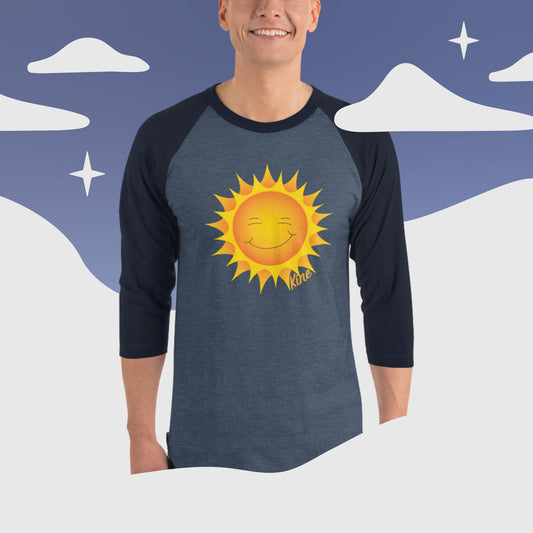 NEW LOGO LAUNCH!  Kine Threads ¾ Sleeve Raglan Shirt