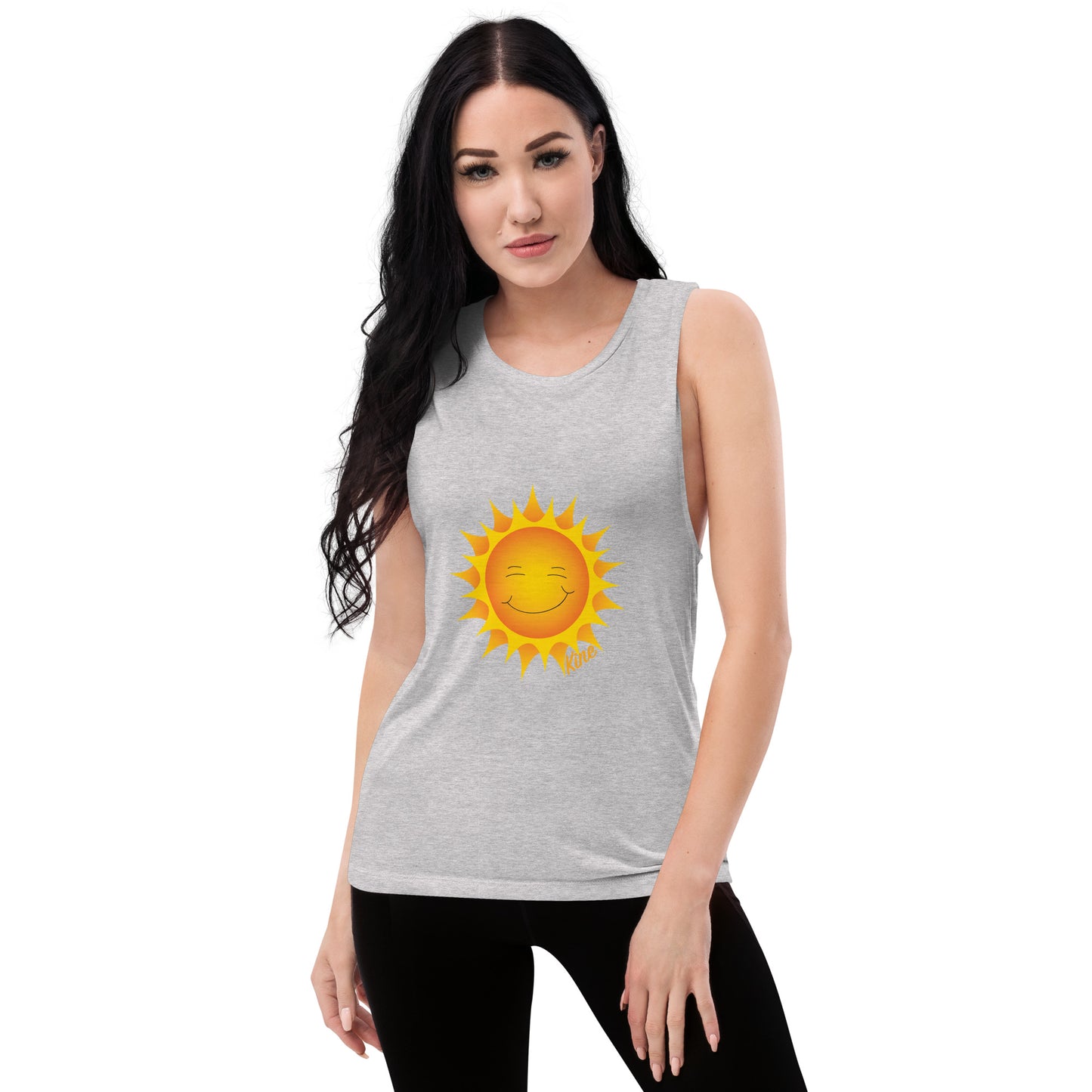 NEW LOGO LAUNCH!! Kine Threads Ladies’ Muscle Tank