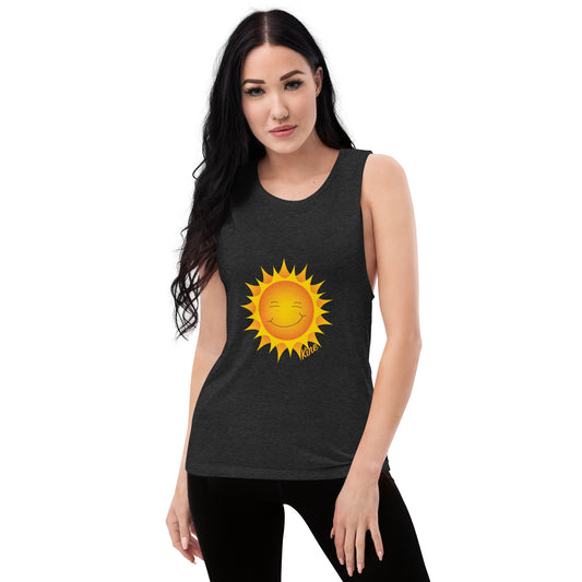NEW LOGO LAUNCH!! Kine Threads Ladies’ Muscle Tank
