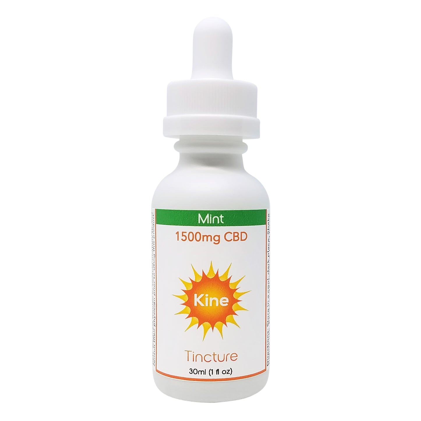 Kine Mint Flavored 1500mg organic CBD Tincture drops