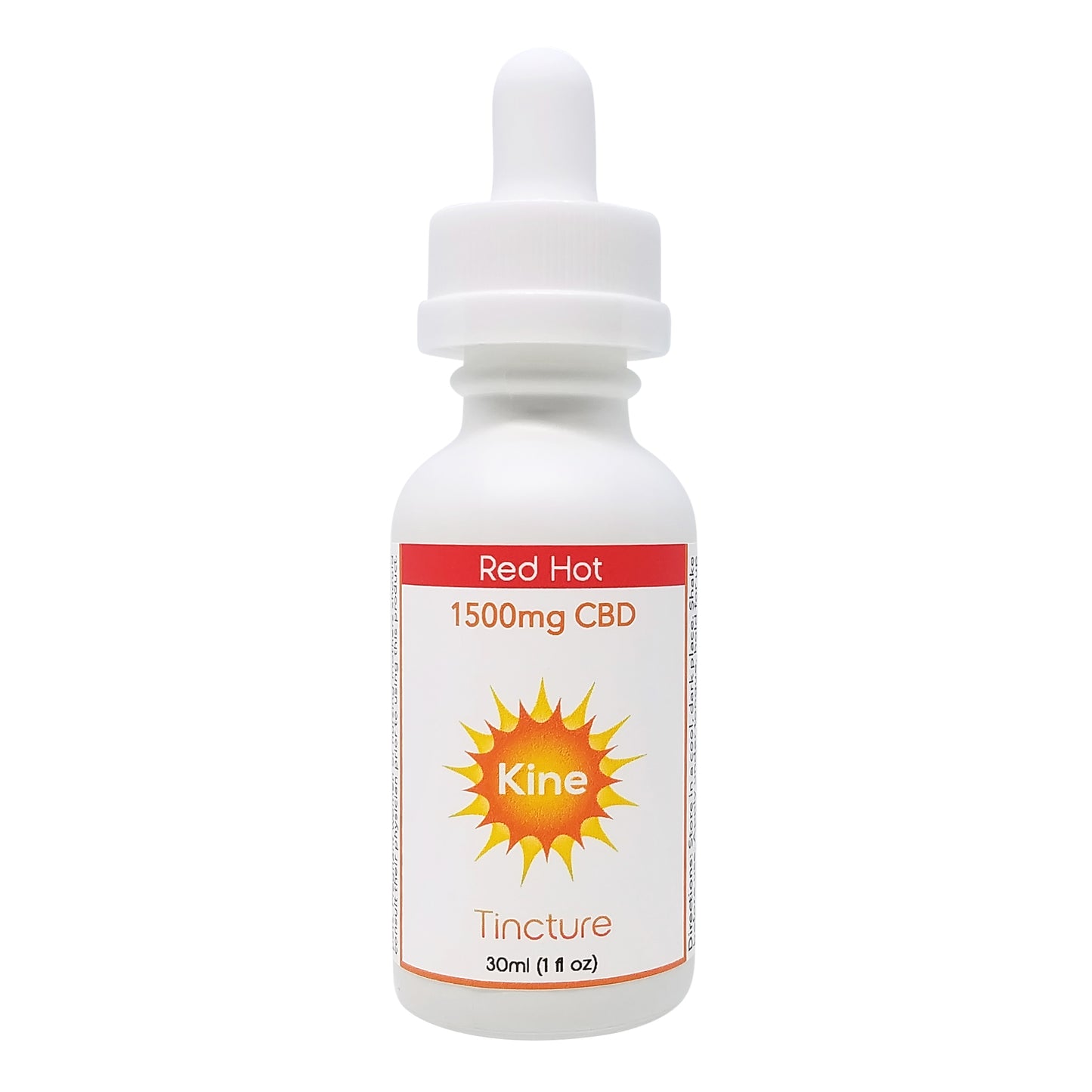 Kine Red Hot Cinnamon Flavored Organic CBD 1500mg Tincture drops