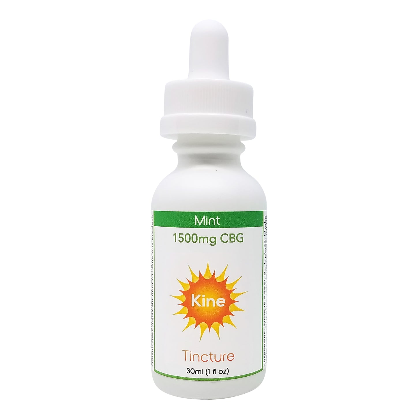 Kine Mint Flavored organic CBG 1500mg tincture drops