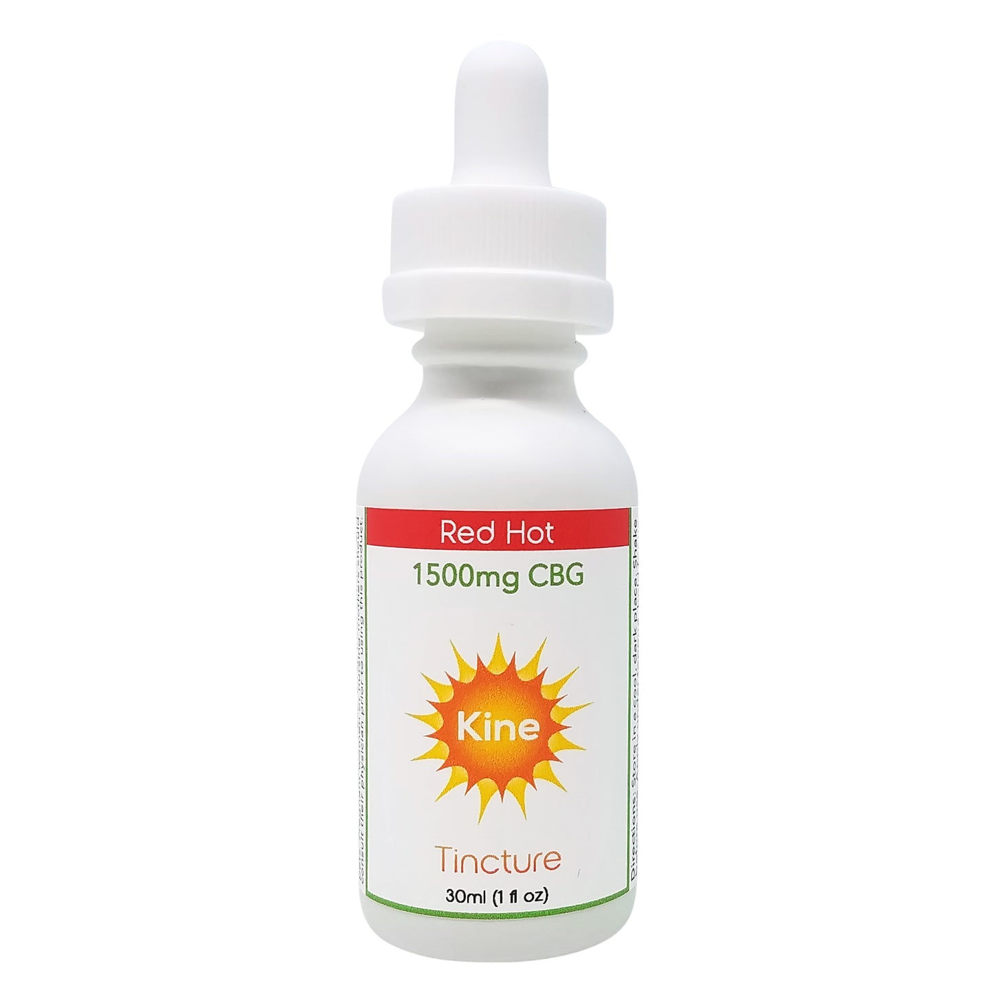 Kine Red Hot Cinnamon Flavored Organic CBG 1500mg tincture drops