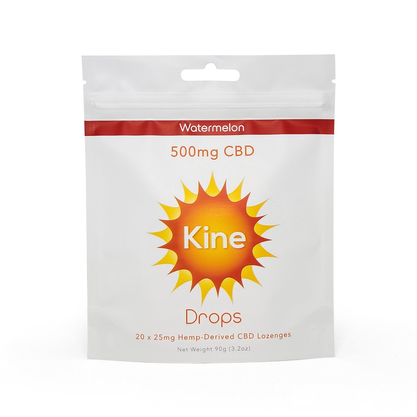 Watermelon 25mg 500mg CBD Drops Lozenges cough drops hemp