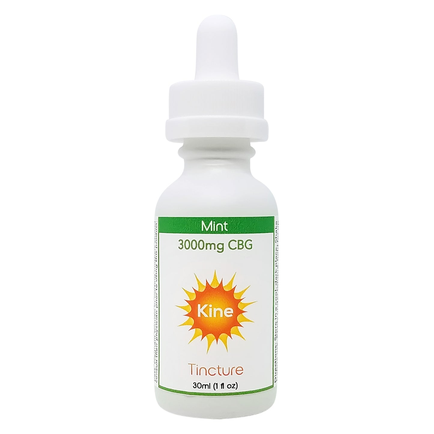 Kine Mint Flavored organic CBG 3000mg tincture drops