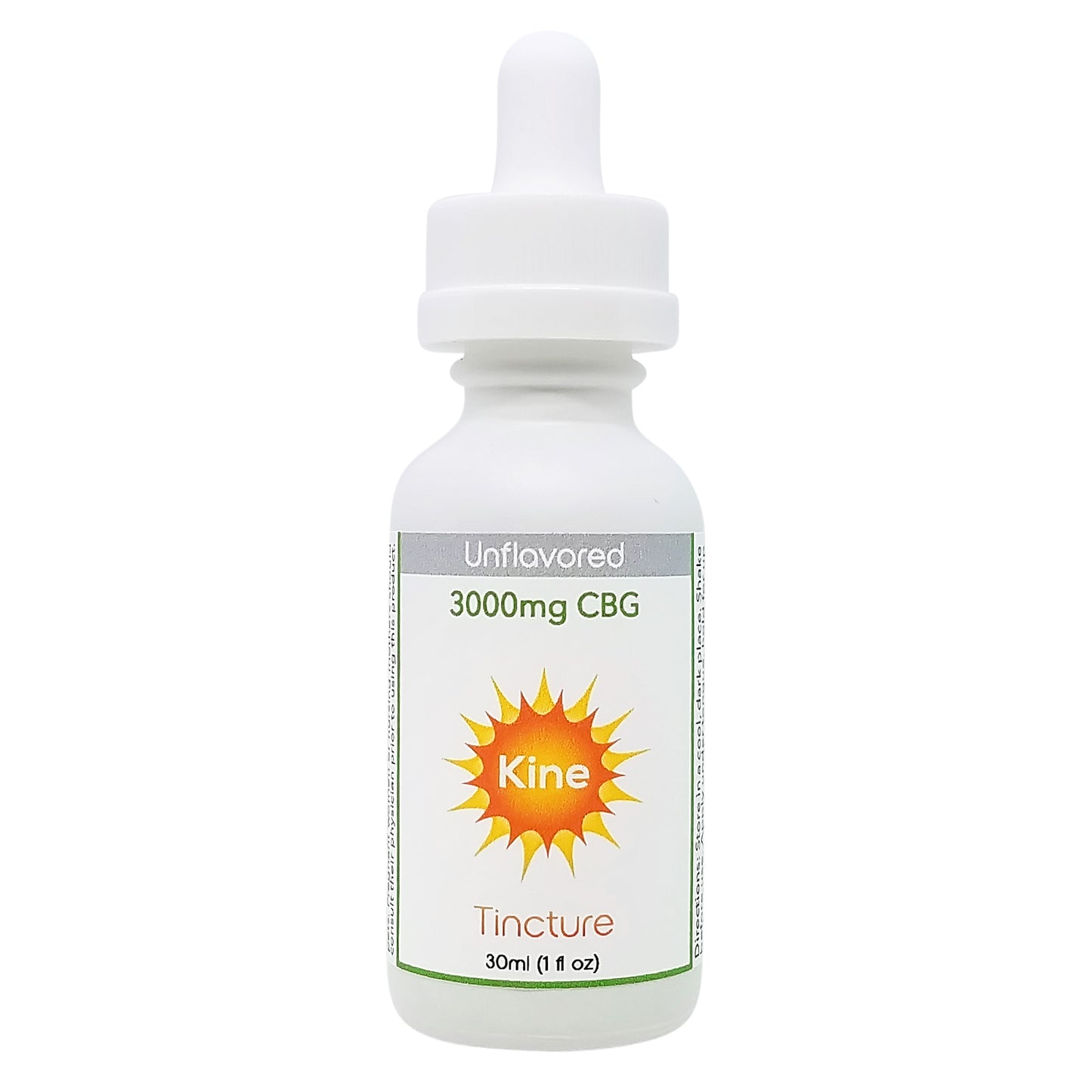 Kine Unflavored plain Organic CBG 3000mg Tincture drops