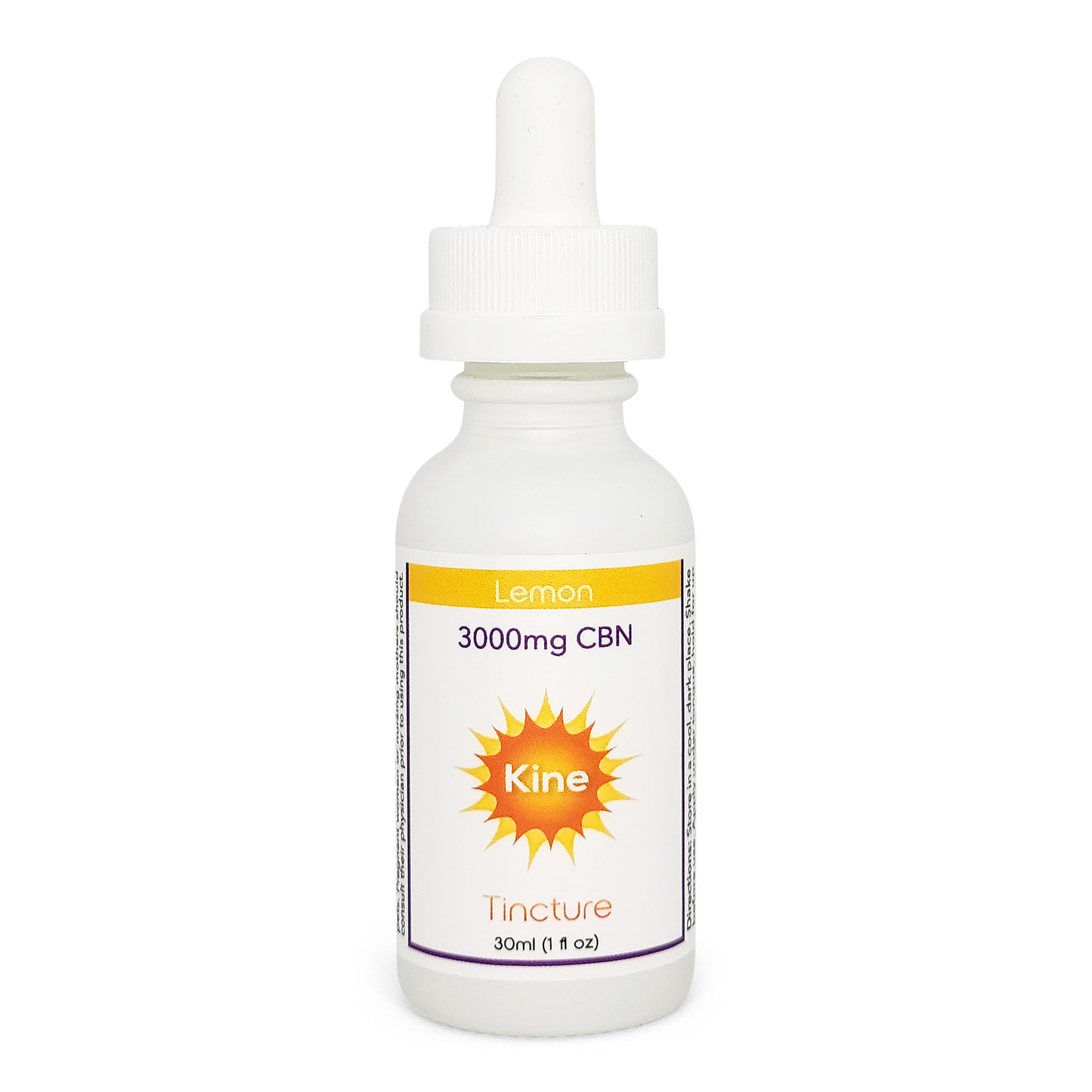 Kine Lemon flavored organic CBN 3000mg tincture drops