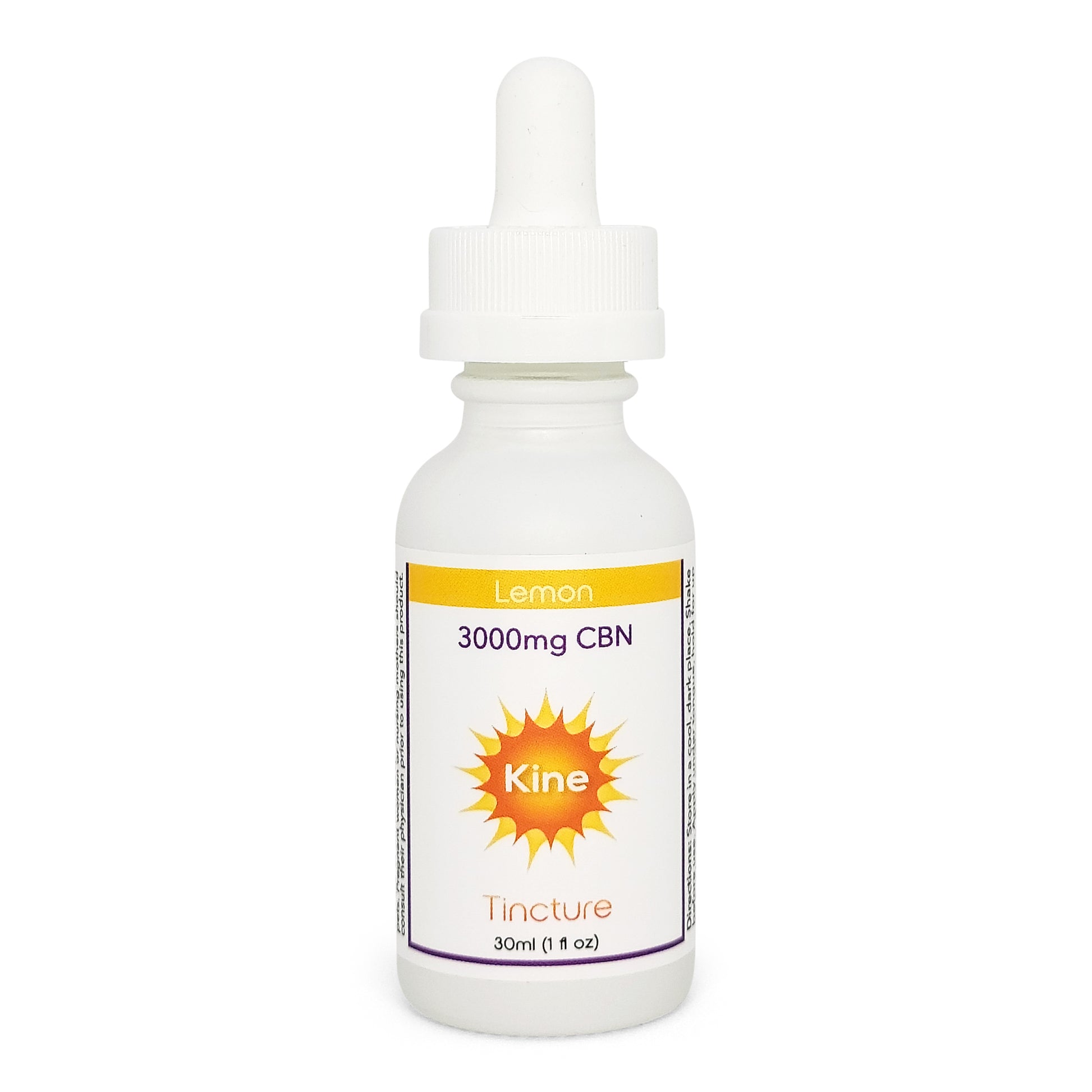 Kine Lemon flavored organic CBN 3000mg tincture drops
