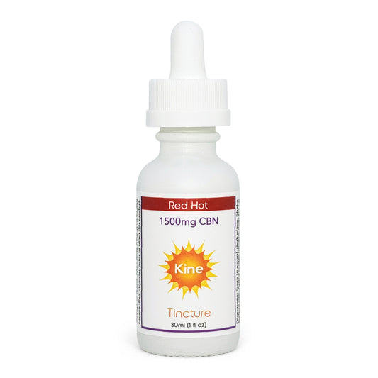 Kine Red Hot Cinnamon Flavored Organic CBN 1500mg tincture drops