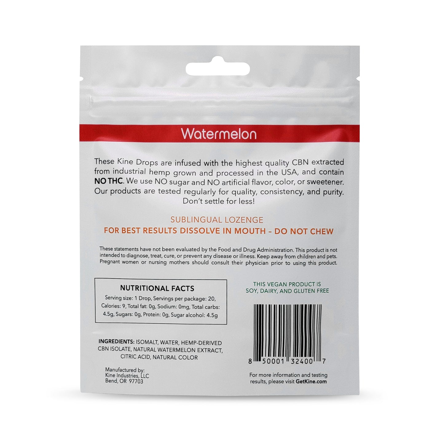 Watermelon CBN Drops (500mg)