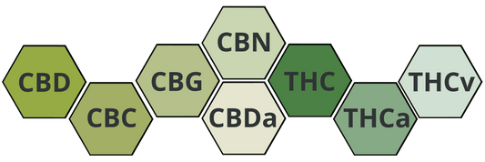 Image of the molecular structure of Cannabinoids