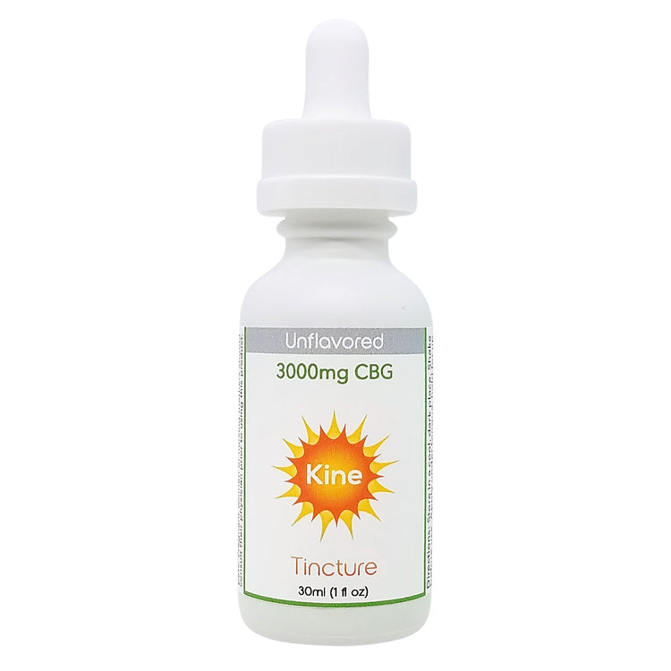 Kine Unflavored plain Organic CBG 3000mg Tincture drops