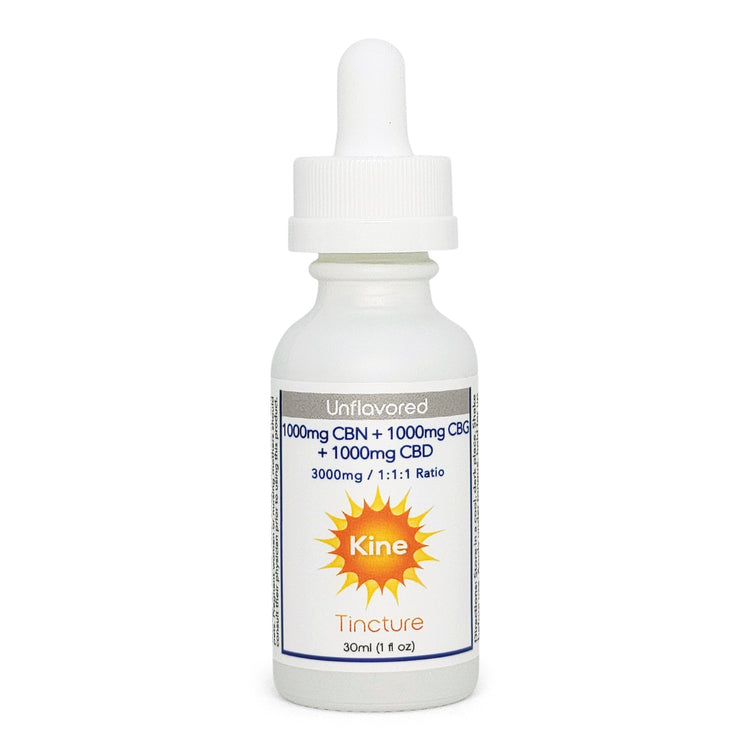 Unflavored Neutral CBN/CBG/CBD 1:1:1 ratio 1500mg 3000mg tincture oil organic hemp