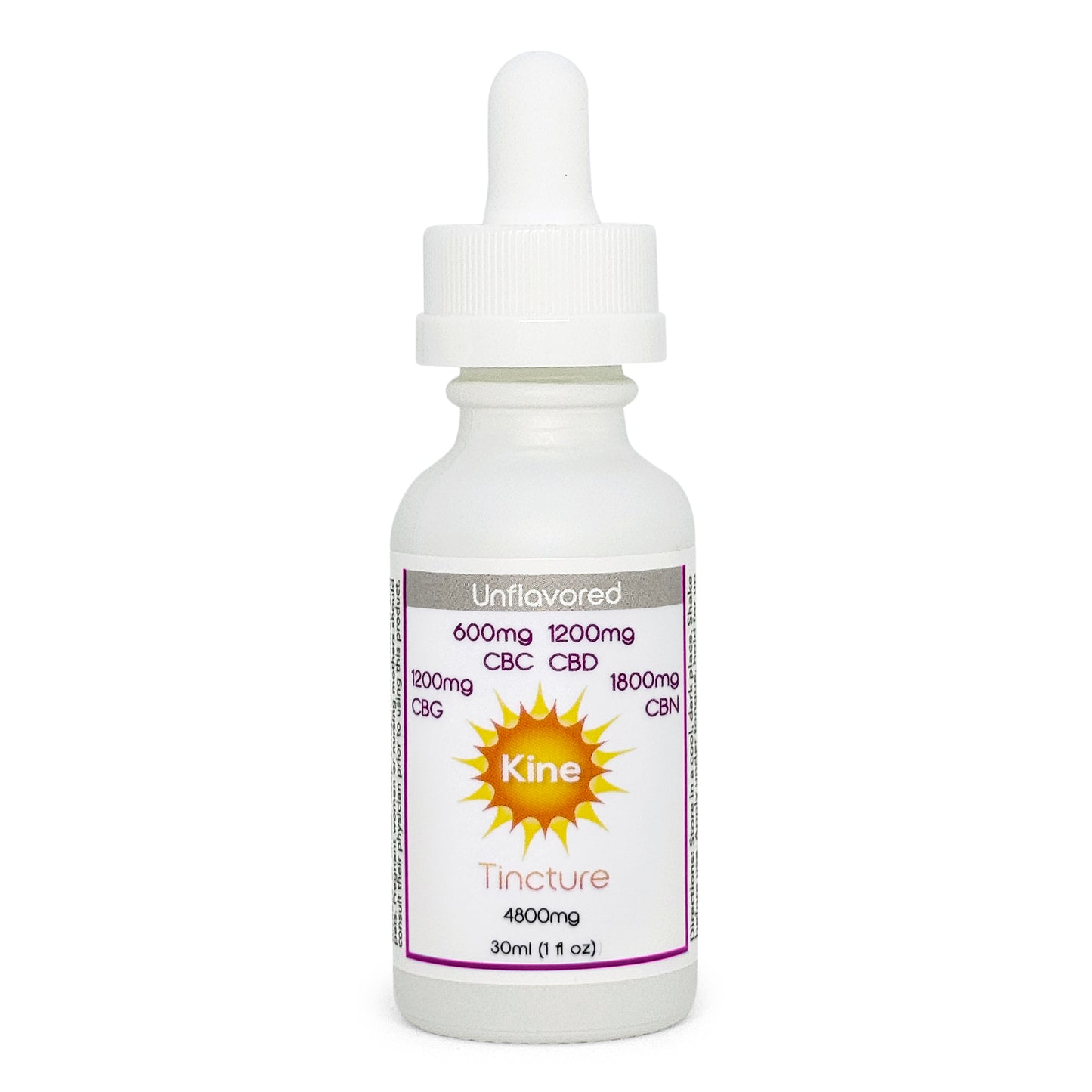 Unflavored Quad (CBC/CBD/CBG/CBN) Tincture (2400mg/4800mg)