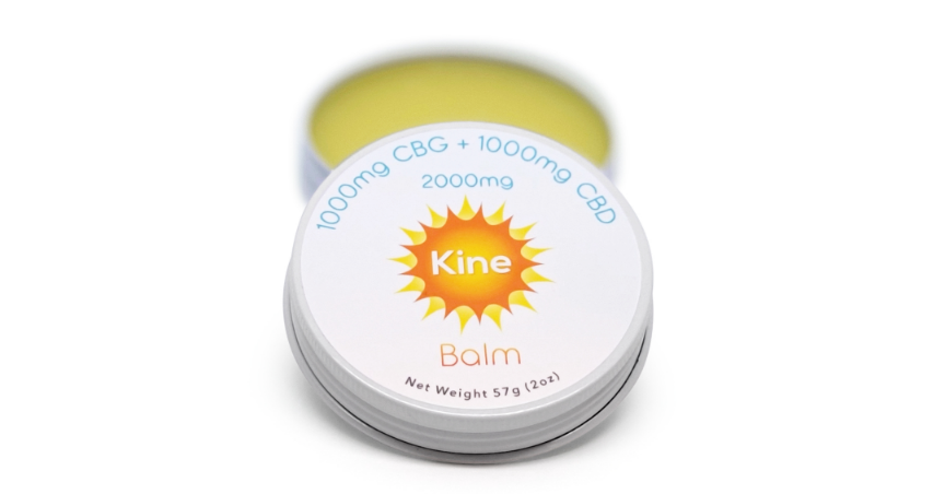 Kine pure-hemp derived CBG and CBD balm in extra-strength formulation