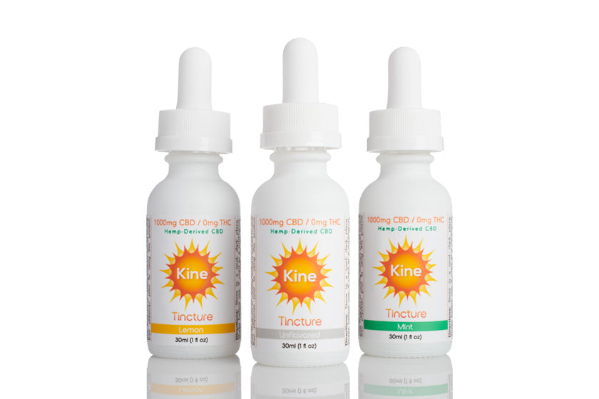 Kine sublingual tincture drops are clean and easy to use
