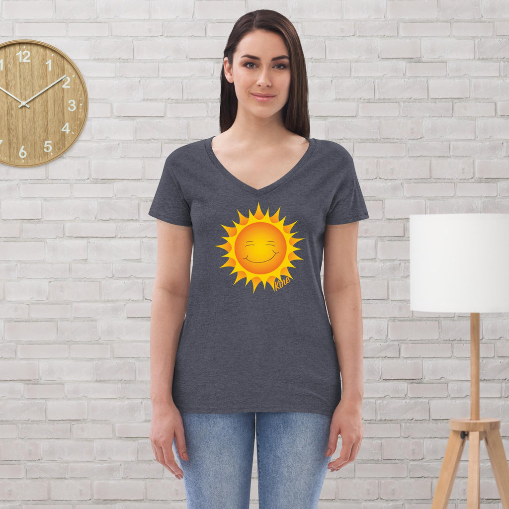 NEW LOGO LAUNCH!  Women’s Recycled V-neck T-shirt