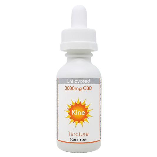 Kine Unflavored plain Organic CBD 3000mg Tincture drops