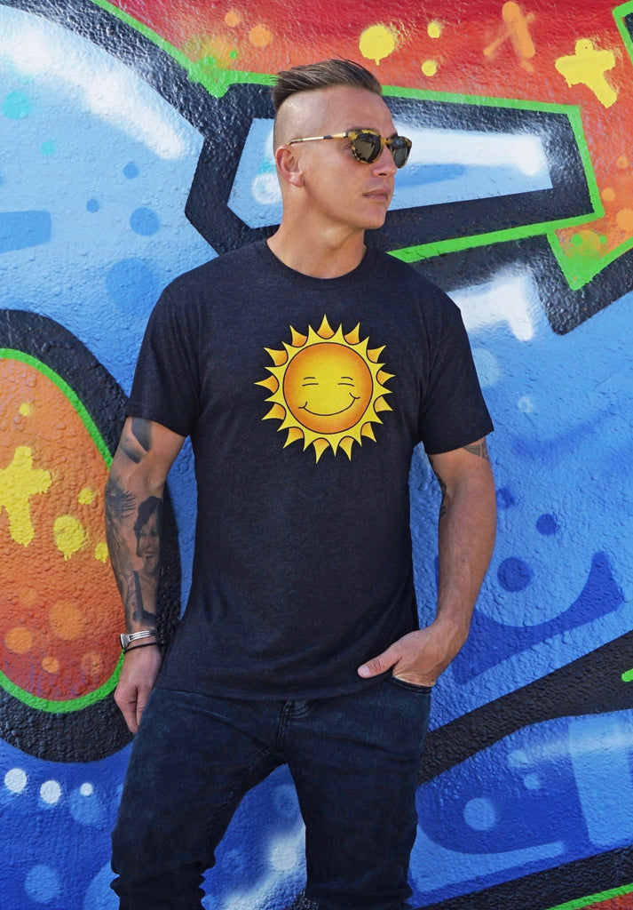 NEW LOGO LAUNCH!  Kine Threads Men's Tri Blend Crewneck Tee