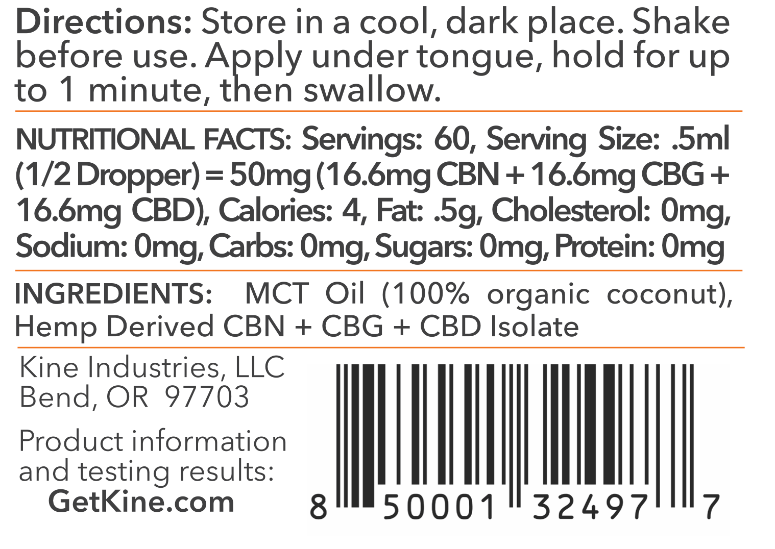 CBD CBG CBN Isolate Tincture (Unflavored) - 1:1:1 Ratio (1500mg CBD CBG CBN Isolate Tincture (Unflavored) - 1:1:1 Ratio (1500mg