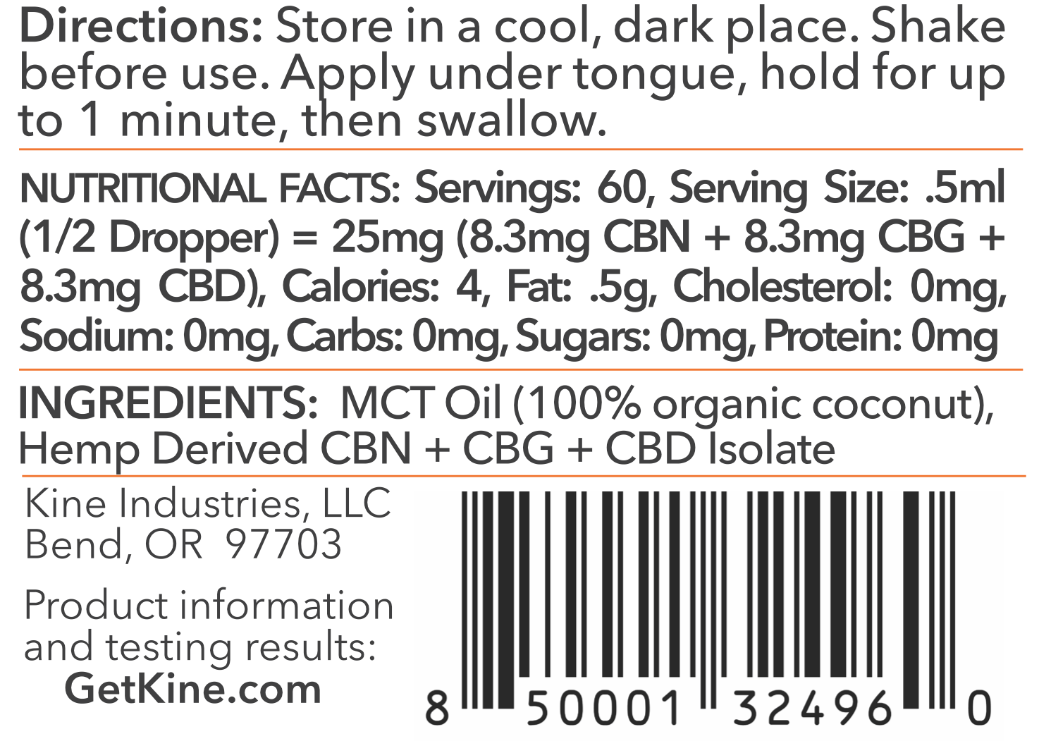 CBD CBG CBN Isolate Tincture (Unflavored) - 1:1:1 Ratio (1500mg CBD CBG CBN Isolate Tincture (Unflavored) - 1:1:1 Ratio (1500mg
