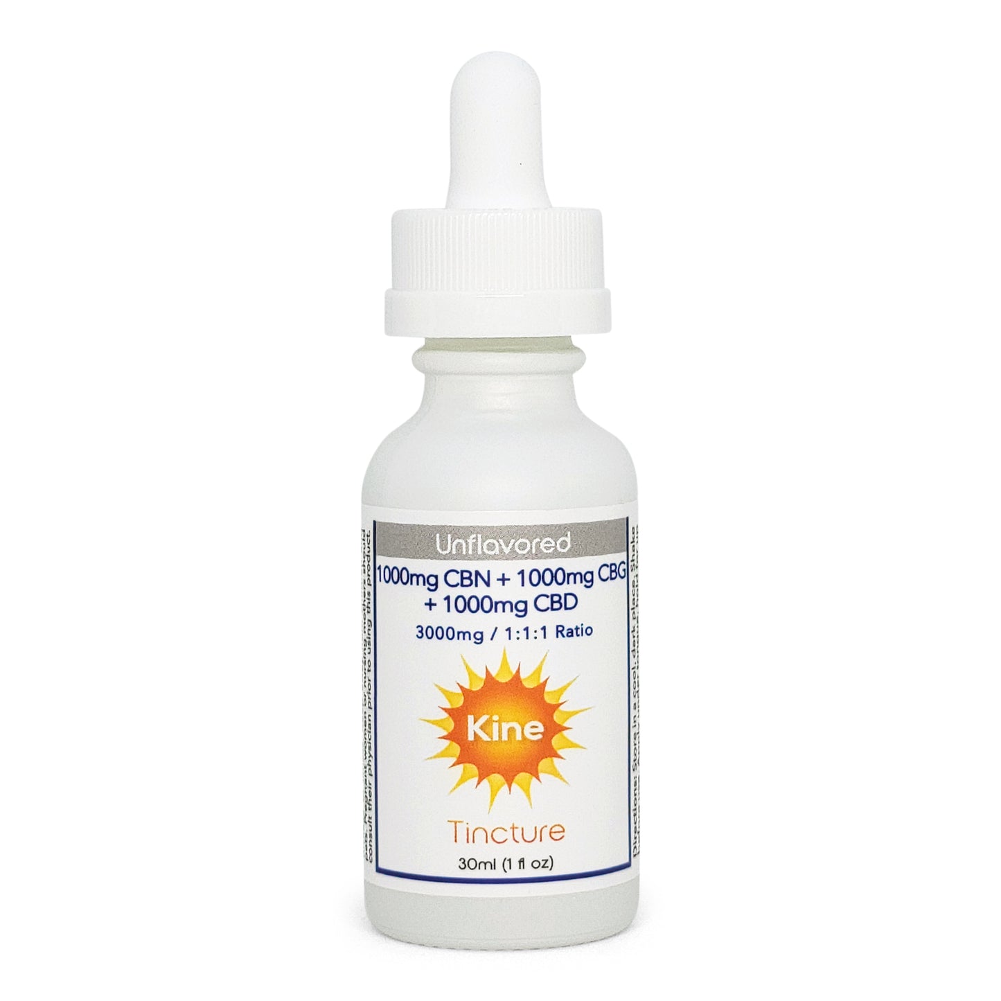 Unflavored Neutral CBN/CBG/CBD 1:1:1 ratio 1500mg 3000mg tincture oil organic hemp