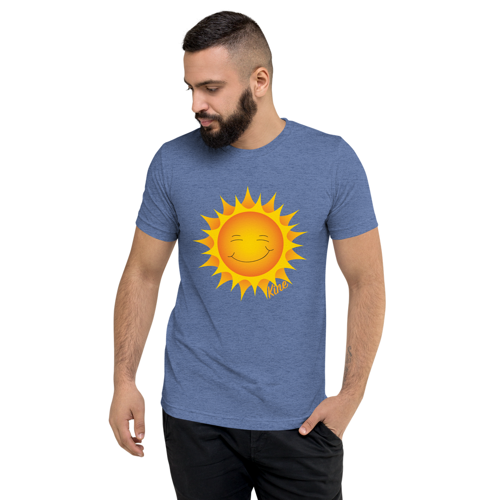 NEW LOGO LAUNCH!  Kine Threads Men's Tri Blend Crewneck Tee